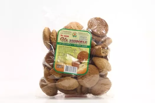 Печенье На здоровье с овсяной мукой на фруктозе, 350 г