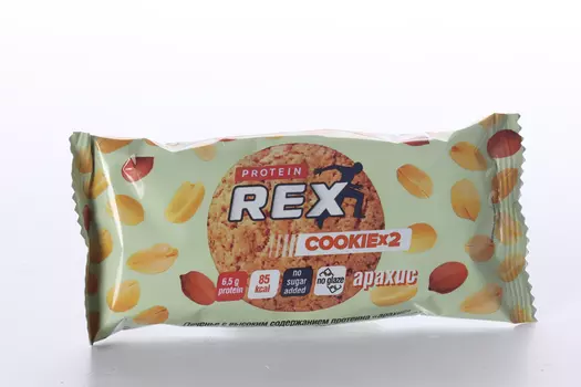Печенье ProteinRex COOKIE 2 арахис с высоким содержанием протеина, 50 г