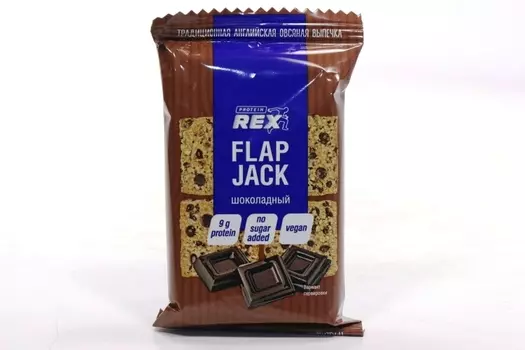 Печенье ProteinRex FlapJack овсяное протеиновое шоколадное 60 г