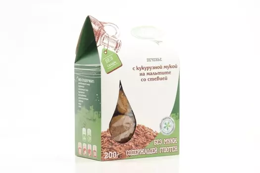 Печенье Vitlen с кукурузной мукой, 200 г