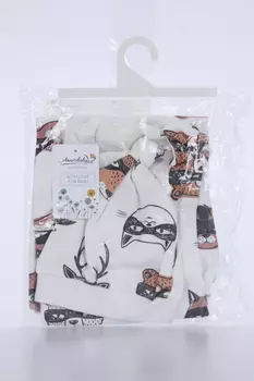 Пеленка АмароБеби кокон на молнии Софт Хагс с шапочкой Супергерои, (68/74)