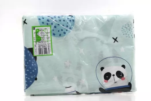 Пеленка Фабрика Бамбук трикотажная лоно панды 90х120 см