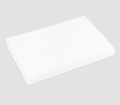 Пеленка Фабрика Бамбук трикотажная теплая с начесом из футера белая 90х120 см