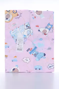 Пеленка Flyzay ситец почта/розовый С2 95х120 cм