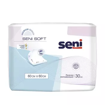 Пеленка гигиен Сени Софт Базик 60х60 см, 30 шт