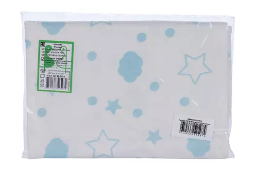 Пеленка Голубое облако фланель 120х90 см