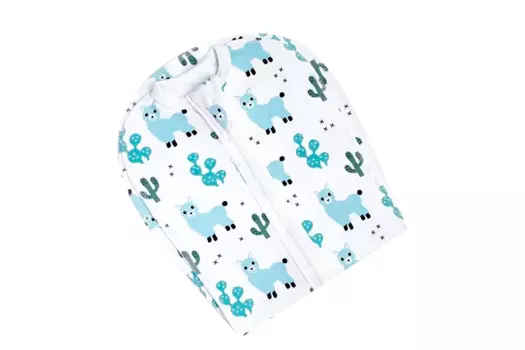 Пеленка-кокон Мьельк Ламы мальчики (3-6 кг)