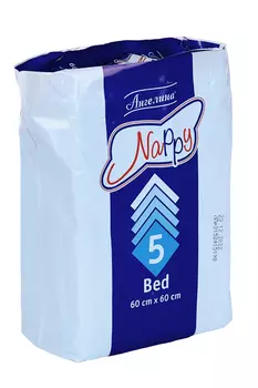 Пеленки Ангелина Хэппи гигиен 60х60 см, 5 шт