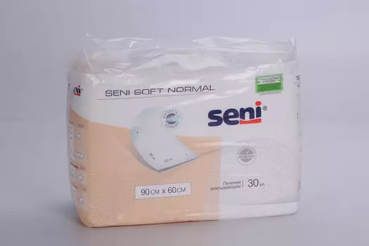 Пеленки гигиенические впит Seni SOFT NORMAL 90x60 cм, 30 шт
