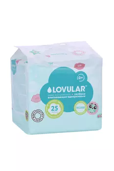 Пеленки LOVULAR Sweet Kiss 60х40 см, 25 шт