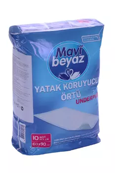 Пеленки Mavi Beyaz д/взрослых 60х90 см, 10 шт