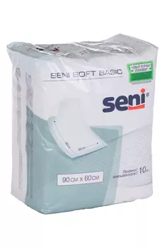Пеленки Сени Софт Бейсик впитывающие 60х90 см, 10 шт