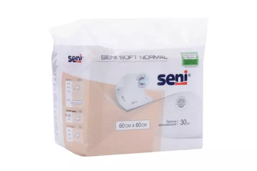 Пеленки Сени Софт Нормал впитывающие 60х60 , 30 шт