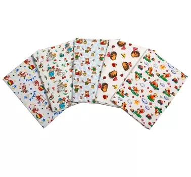 Пелёнка фланелевая, 75х120 см, цвет МИКС