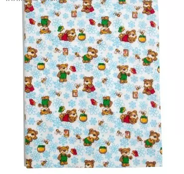 Пелёнка фланелевая, 75х130 см, цвет МИКС