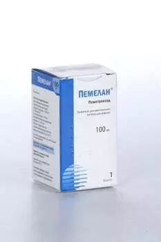 Пемелан 100 мг, лиофилизат для приготовления раствора для инфузий