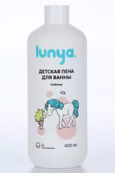 Пена д/ванн Луня клубника дет, 400 мл