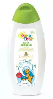 Пена Рики Тики дет д/ежедневного купания с первых дней жизни, 350 мл, Две линии