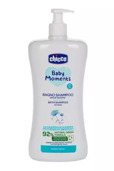 Пена-шампунь Chicco Baby Moments без слез, 750 мл
