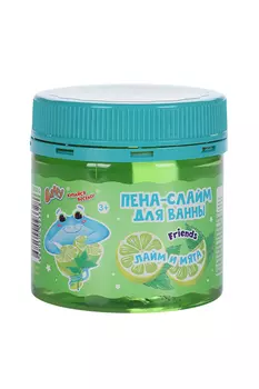 Пена-слайм д/ванны Baffy Friends Лайм/мята детская, 150 мл