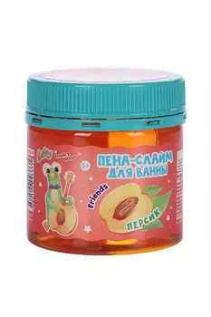Пена-слайм д/ванны Baffy Friends Персик детская, 150 мл