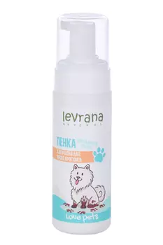 Пенка д/мытья лап Леврана Эко после прогулки очищающая 150 мл