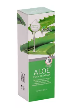 Пенка EKEL д/умывания с алоэ успок foam cleanser aloe, 100 мл