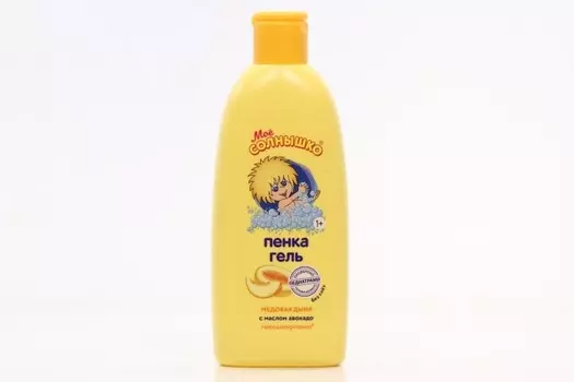 Пенка-гель Мое Солнышко д/купания медовая дыня с маслом авокадо, 200 мл