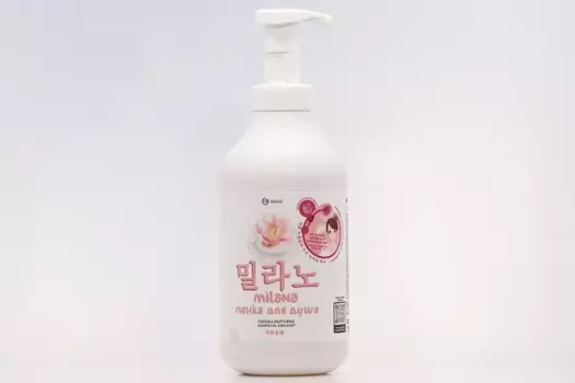 Пенка Грасс Милана д/душа с экстрактом хлопка и молоч протеинами, 750 мл