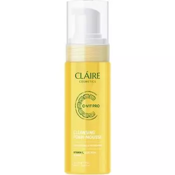 Пенка-мусс CLAIRE Cosmetics C-VIT PRO очищающая д/умывания, 165 мл