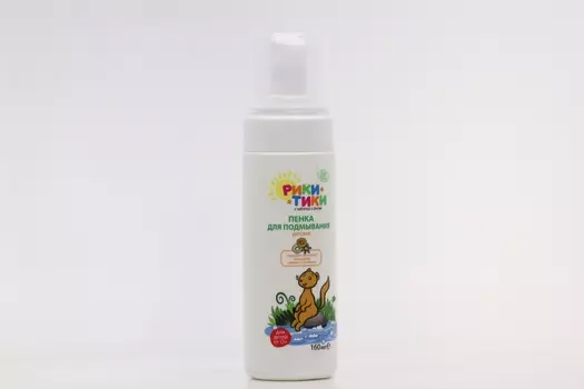 Пенка Рики Тики д/подмывания младенцев, 160 мл