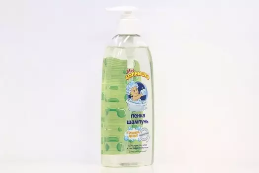 Пенка-шампунь Мое Солнышко с головы до пят, 400 мл