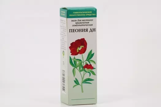 Пеония ДН, 70 г, мазь для наружного применения гомеопатическая