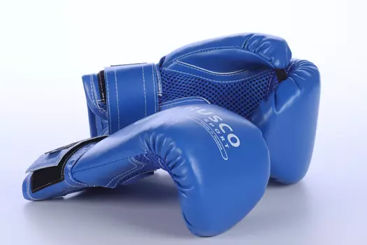 Перчатки RuscoSport боксерские синие