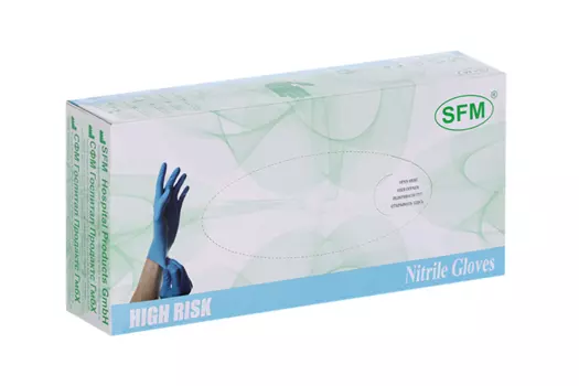 Перчатки SFM HIGH RISK нитрил/нестер/неопуд/тект/хлор одн XXL, 25 шт, пара