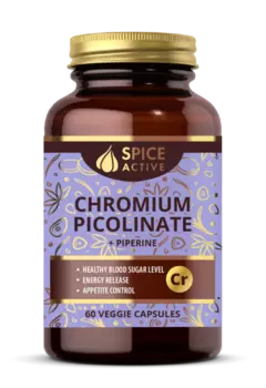 Пиколинат хрома Спайс Актив с пиперином, 60 шт, капсулы