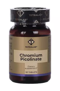 Пиколинат хрома Тетралаб, 90 шт, таблетки покрытые оболочкой