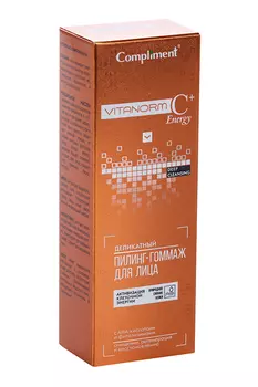 Пилинг-гоммаж Compliment VITANORM C+Energy д/лица деликатный, 80 мл