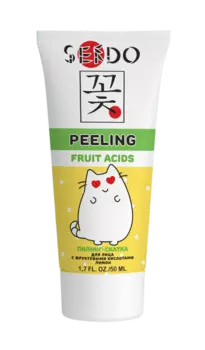 Пилинг-скатка Sendo с фруктовыми кислотами, 50 мл