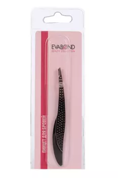 Пинцет EVABOND д/бровей изогутый