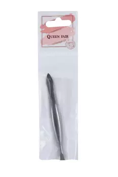 Пинцет Queen fair скошенный узкий 8,5 см цвет серебристый