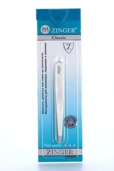 Пинцет ZINGER гладкий прямой (12905)