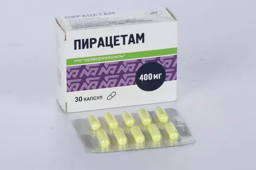 Пирацетам 400 мг, 30 шт, капсулы