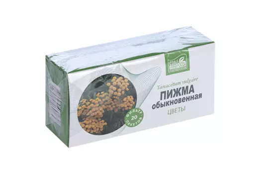 Пижмы цветки, 1,5 г, 20 шт, сырье растительное-порошок