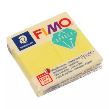 Пластика-полимерная глина FIMO effect 57 г полупрозрачный желтый