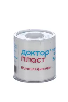 Пластырь Доктор Пласт 5х500 см, ткан осн пластик конт