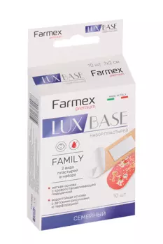 Пластырь Фармекс Люкс Баз Семейный, 10 шт