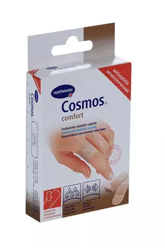 Пластырь Космос Комфорт антисептик, 20 шт