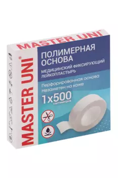 Пластырь Мастер Юни 1х500 см на полимерн основе