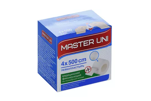 Пластырь Мастер Юни 4х500 см на полимерн основе